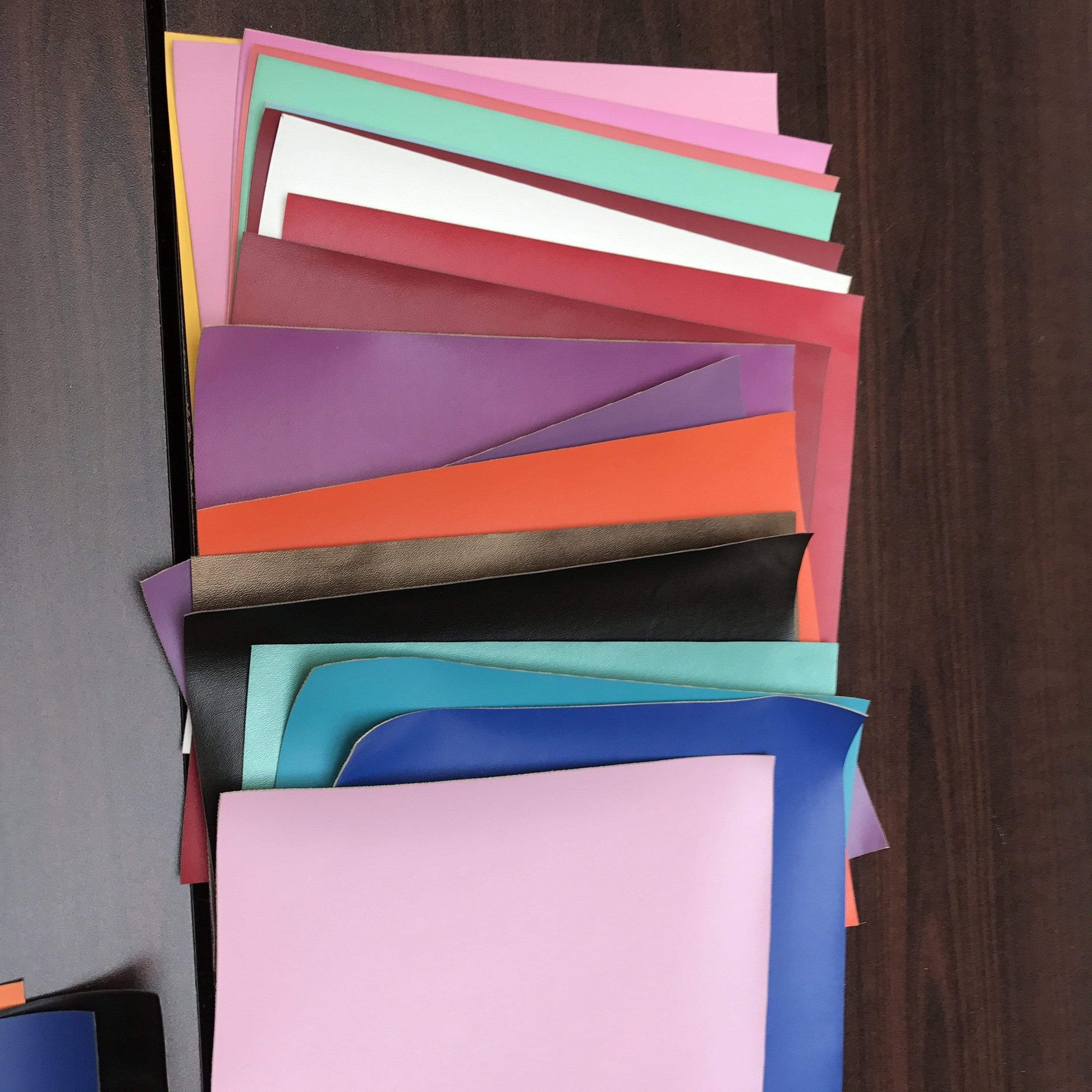 Leatherette Basics 20*22cm "Leatherette" Synthetic Leather Sheet, Multiple Colour Choices: Original Leatherette And Glitter