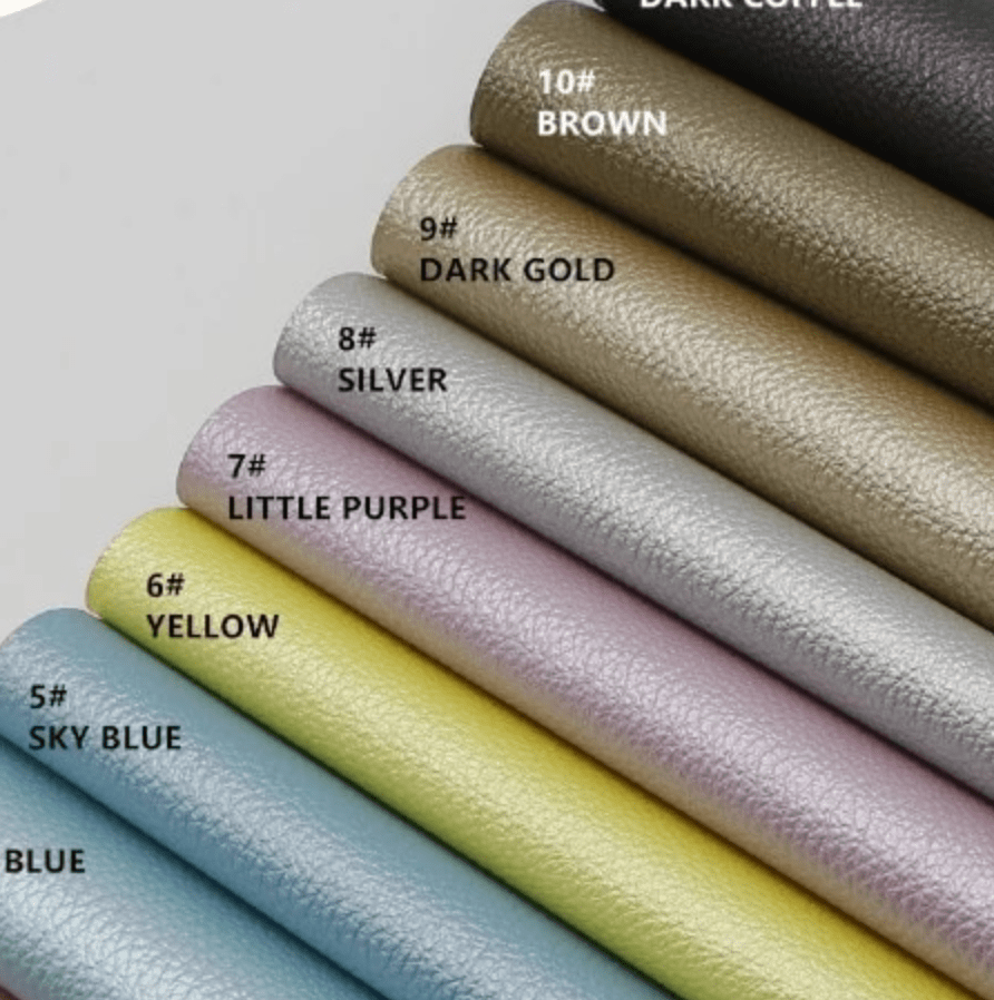 Leatherette Basics Bright Yellow Luster Leatherette 20*22cm Luster Pearl Embossed Leatherette Sheet, Basics