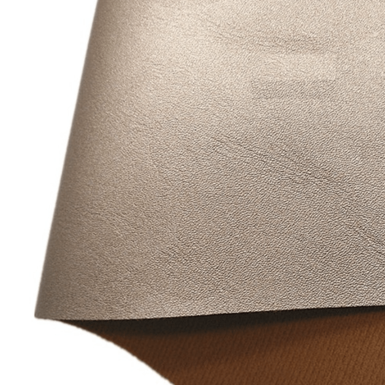 20*30cm Rose Gold Peach Pearl Metallic Matte Texture Finish, Long Leatherette Sheet Basics