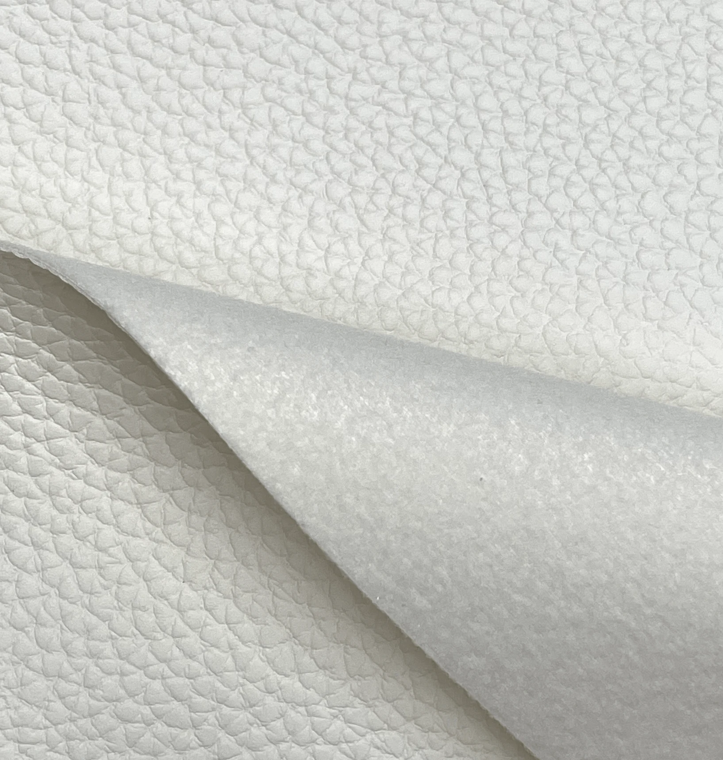 Leatherette Basics 20*30cm White Faux Leather Texture Finish, Long Leatherette Sheet