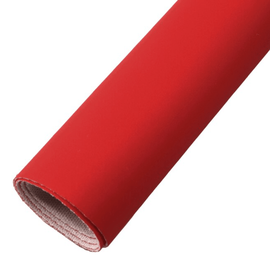 Leatherette Basics 20*33cm Bright Red Matte Thin Texture, Long Leatherette Sheet Basics