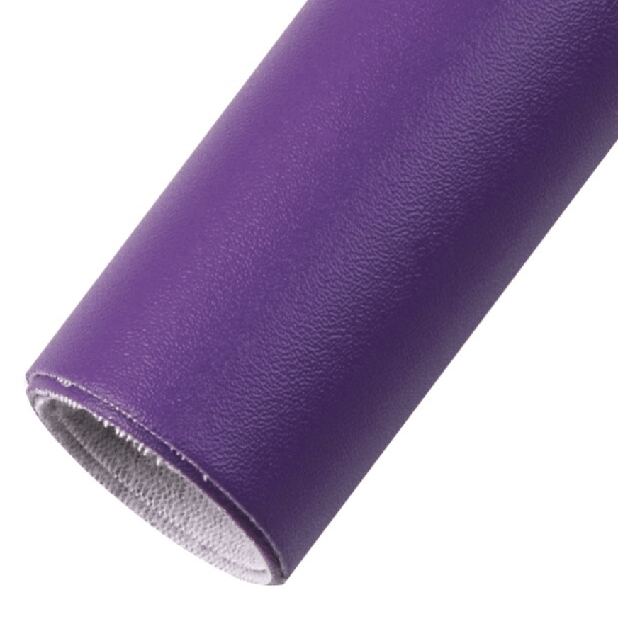 Leatherette Basics 20*33cm Dark Purple Smooth Sheepskin Faux Leather Texture, Long Leatherette Sheet Basics