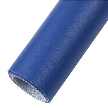 20*33cm Dark Royal Blue Smooth Sheepskin Faux Leather Texture, Long Leatherette Sheet Basics Basics