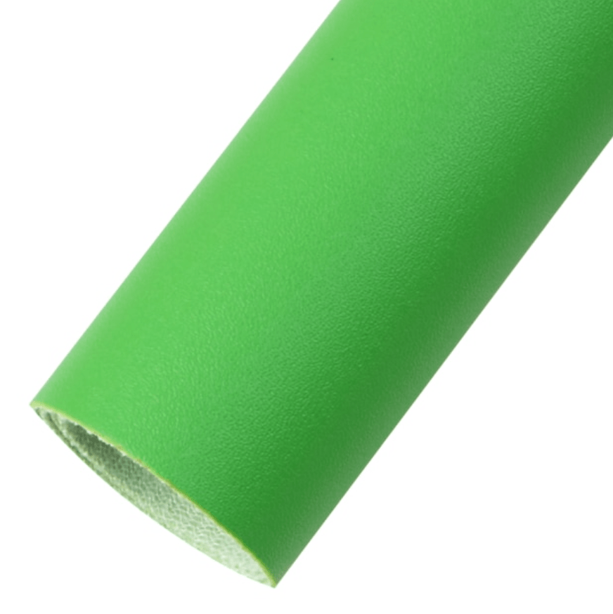 Leatherette Basics 20*33cm Grinch Green Smooth Sheepskin Faux Leather Texture, Long Leatherette Sheet Basics