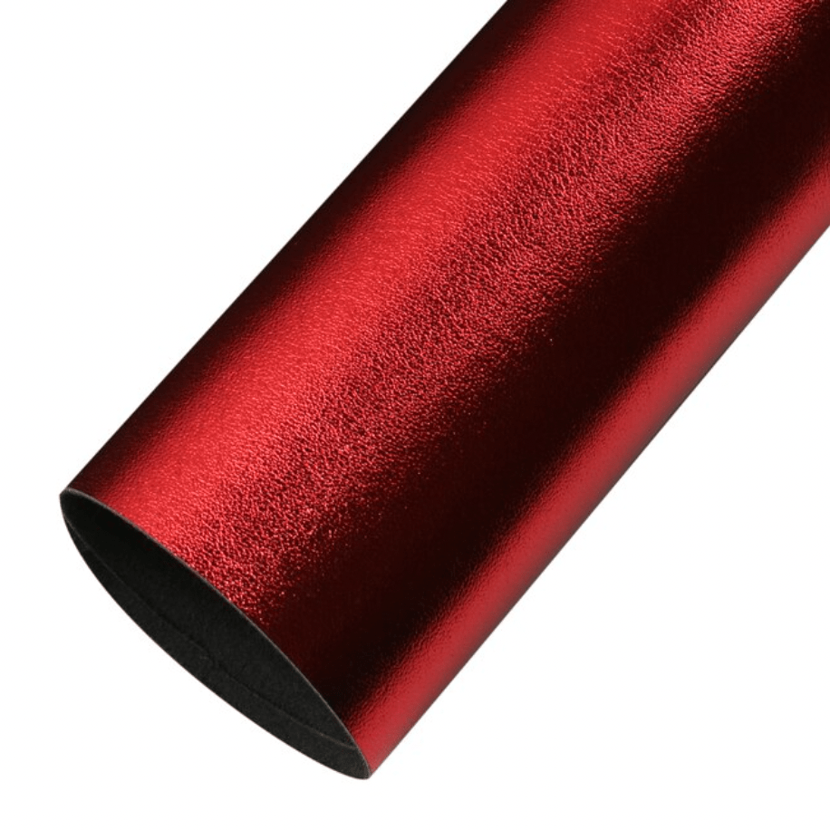 Leatherette Basics 20*33cm Metallic Red Leather SMOOTH Texture Leatherette Sheet, Basics
