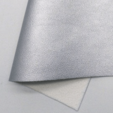 Leatherette Basics 21*29cm Silver Pearlized Metallic Matte Leatherette Sheet  Basics