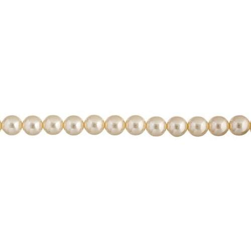 Sundaylace Creations & Bling Pearl Beads 2mm CREAM - Czech Glass Pearls 8in Strand (89pcs)