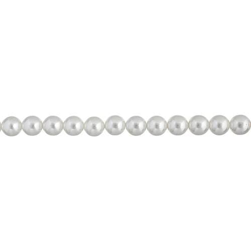 Sundaylace Creations & Bling Pearl Beads 2mm White - Czech Glass Pearls 8in Strand (89pcs)