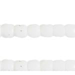 Preciosa Ornela 3-cut Beads 3 Cut 10/0 Beads, White Opaque *Hank*