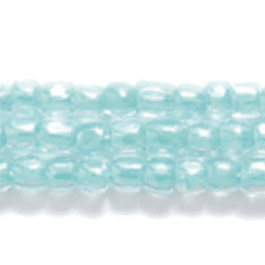 Preciosa Ornela 3-cut Beads 3 Cut 9/0 Beads Green Teal Colour Lined LUSTER, *Limited time Hank