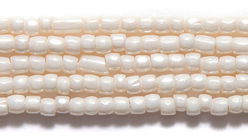 Preciosa Ornela 3-cut Beads 3 Cut 9/0 Beads Light Eggshell Pearl *Hank