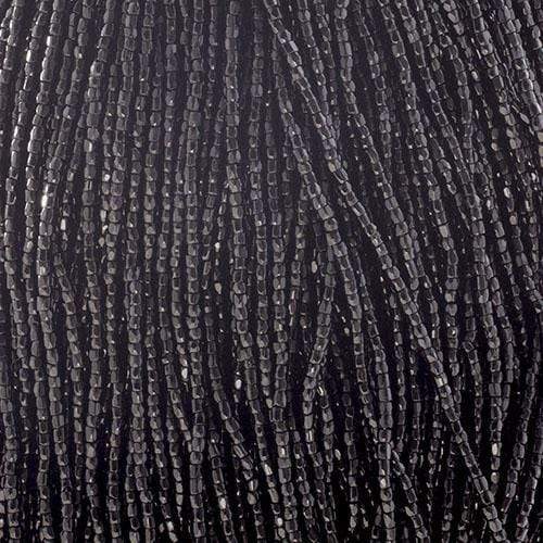 Preciosa Ornela 3-cut Beads 3 Cut 9/0 Beads Opaque Black, Loose or Hank