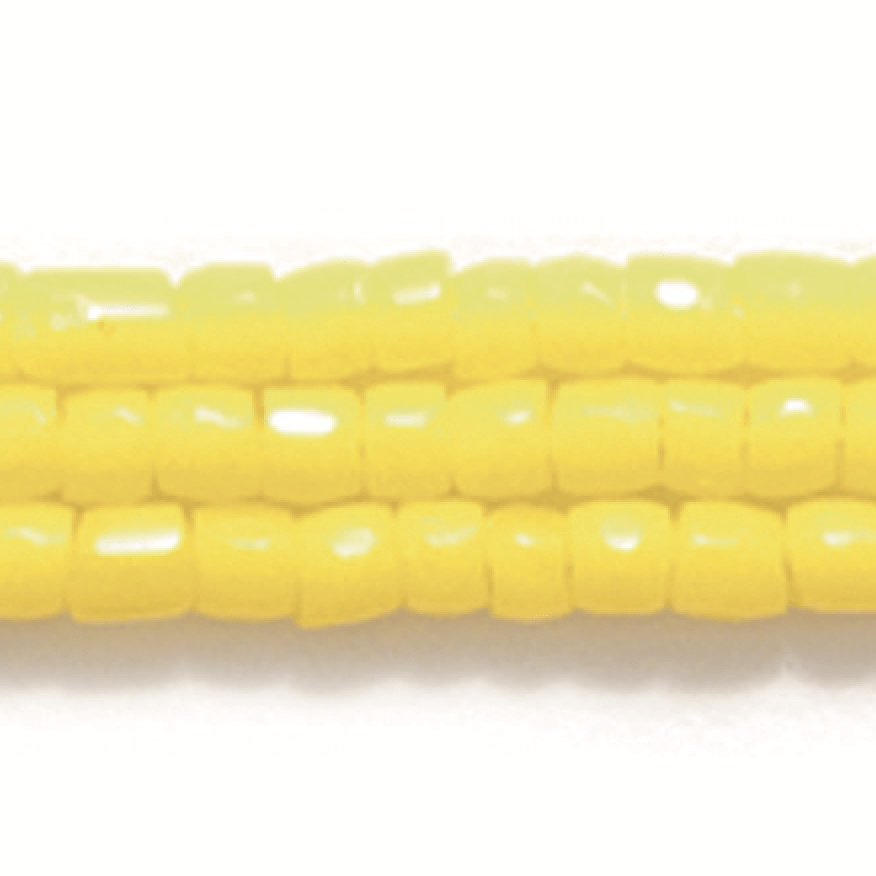 Preciosa 3-cut Beads 3 Cut 9/0 Beads Opaque DARK Yellow, *Limited time Hank