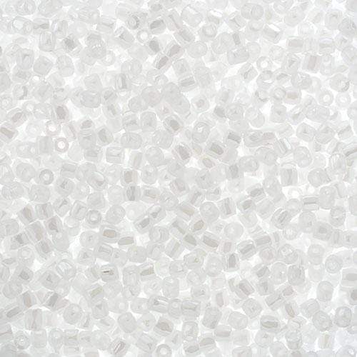 Sundaylace Creations & Bling 3-cut Beads 3 Cut 9/0 Beads Opaque Pearl White Loose