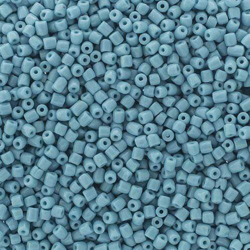 Sundaylace Creations & Bling 3-cut Beads 20g Loose 3 Cut 9/0 Beads Opaque Turquoise Blue Loose
