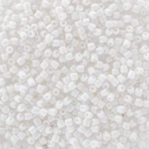 Sundaylace Creations & Bling 3-cut Beads 3 Cut 9/0 Beads 9/0 Opaque  White,  Loose or Hank