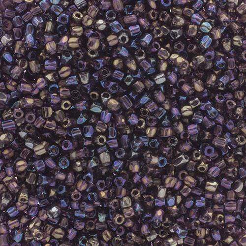 Sundaylace Creations & Bling 3-cut Beads 3 Cut 9/0 Beads Transparent Amethyst AB Loose