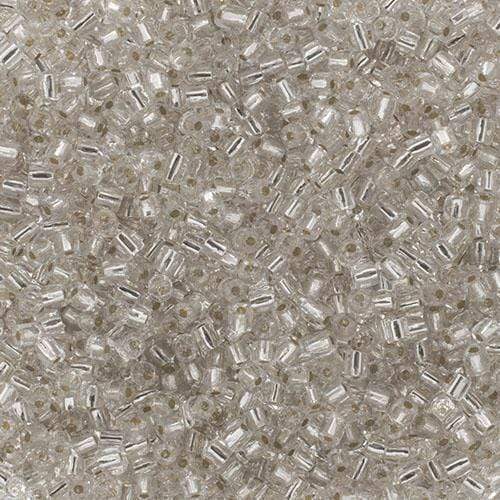 Preciosa 3-cut Beads 3 Cut 9/0 Beads Transparent Crystal Silver Lined Loose