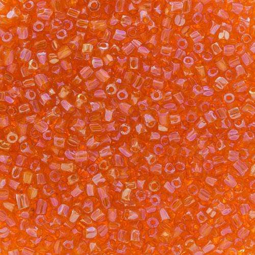 Preciosa Ornela 3-cut Beads 3 Cut 9/0 Transparent Orange Luster Loose