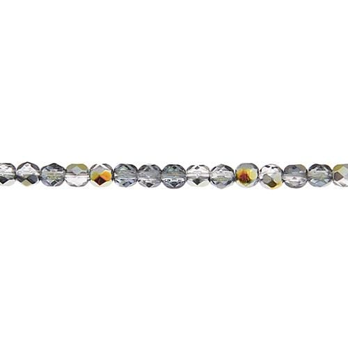 Sundaylace Creations & Bling Fire Polished Beads 3mm Crystal Marea, Czech Fire Polished Beads
