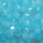 Sundaylace Creations & Bling Bicone Beads 3mm Light Blue Opal colour, Grade AAA Bicone Beads *5g