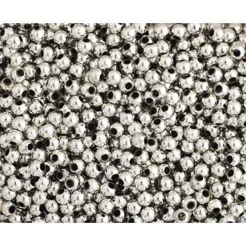 Sundaylace Creations & Bling Pearl Beads 3mm Metallic Silver Pearl Loose 1000pcs