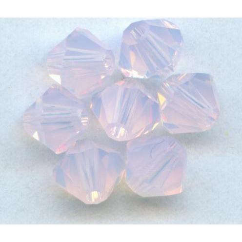Sundaylace Creations & Bling Bicone Beads 3mm Opal Pink colour, Grade AAA Bicone Beads