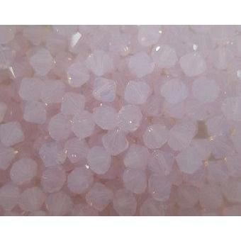 Sundaylace Creations & Bling Bicone Beads 3mm Opal Pink colour, Grade AAA Bicone Beads
