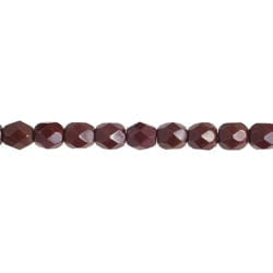 Sundaylace Creations & Bling Fire Polished Beads 4mm Brown Opaque, Fire Polished Beads LOOSE