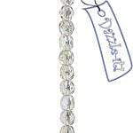 Sundaylace Creations & Bling Fire Polished Beads 4mm Crystal Silver lined AB, Czech Fire Polished