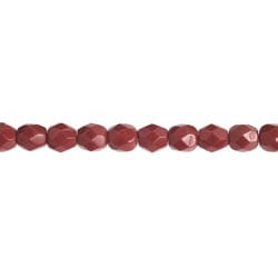 Sundaylace Creations & Bling Fire Polished Beads 27004528 Dark Red Opaque 4mm Dark Red Opaque, Fire Polished Beads *100pcs