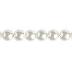 Sundaylace Creations & Bling Pearl Beads 4mm GLASS PEARL Round - White, 45pcs, 8" strung