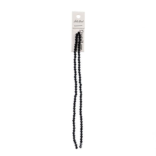 Crystal Lane Bicone Beads 4mm Opaque Black, Crystal Lane Bicone (96pc) 2 x 7inch Strand