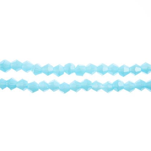 Crystal Lane Bicone Beads 4mm Opaque Blue, Crystal Lane Bicone (96pc) 2 x 7inch Strand