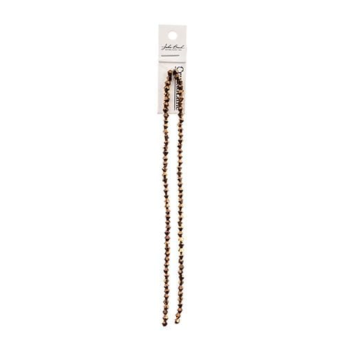 Crystal Lane Bicone Beads 4mm Opaque Copper Iris, Crystal Lane Bicone (96pc) 2 x 7inch Strand