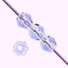 Sundaylace Creations & Bling Fire Polished Beads 4mm Transparent *Clear Alexandrite, Fire Polish Gems