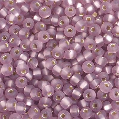 Sundaylace Creations & Bling 6/0 Pony Beads 6/0 Pony Seed Beads, Light Amethyst Silver Lined Matte