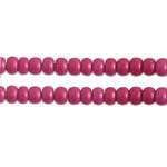 Sundaylace Creations & Bling 6/0 Pony Beads 6/0 Pony Seed Beads, Raspberry Terra Dyed Chalk Matte Lustered