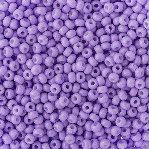 Sundaylace Creations & Bling 8/0 Seed Beads 8/0 Dyed Chalk Purple Sogel Preciosa Seed Beads