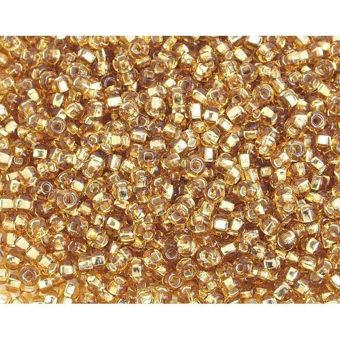 Sundaylace Creations & Bling 8/0 Seed Beads 8/0 Gold Silver lined Preciosa Seed Beads