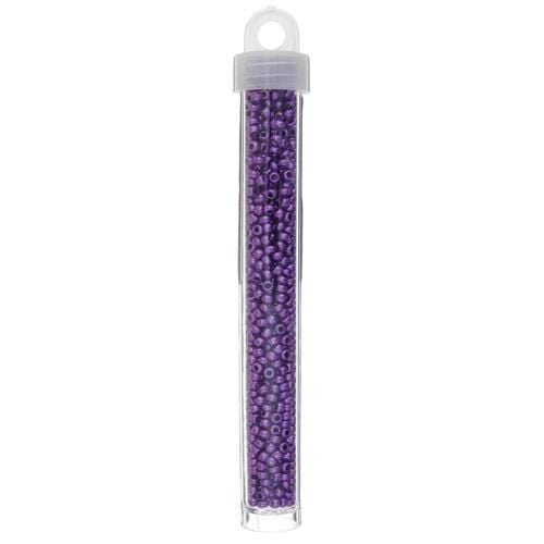 Sundaylace Creations & Bling 8/0 Seed Beads 8/0 METALLIC Purple Preciosa Seed Beads 22g