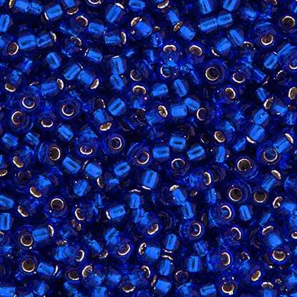 Sundaylace Creations & Bling 8/0 Seed Beads Miyuki Seed Bead 8/0 Cobalt Blue Silver Lined (0020v)