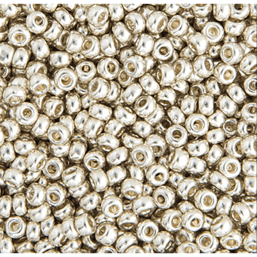 Sundaylace Creations & Bling Miyuki 8/0 Seed Beads Miyuki Seed Bead 8/0 Silver Galvanized *Metallic