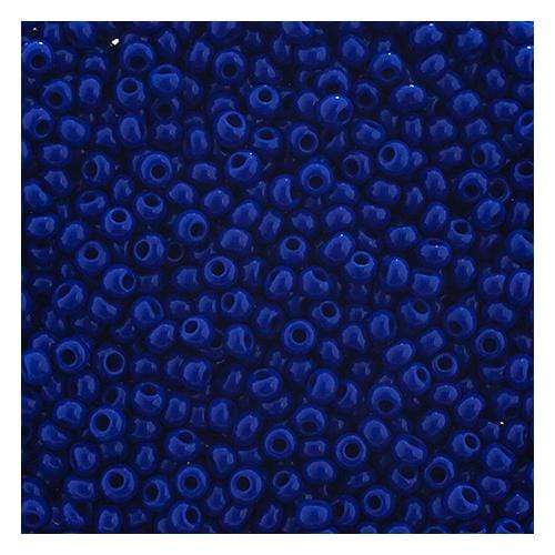 Sundaylace Creations & Bling 8/0 Seed Beads 8/0 Opaque Medium Royal Blue Preciosa Seed Beads