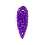 Sundaylace Creations & Bling Resin Gems Purple 8*22mm Sparkle Stone Drop Purple & Hot Pink, Resin Gem, Sew-on
