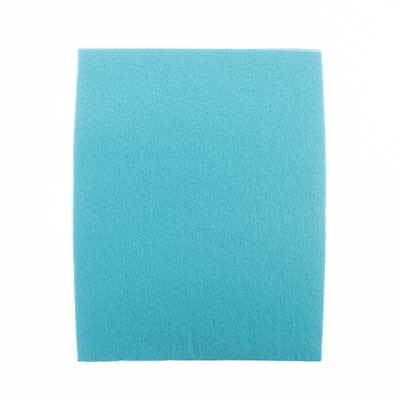 Sundaylace Creations & Bling Basics Turquoise Blue GoodFelt Sheet Colourful GoodFelt Beading Foundation- 1.5mm Thick, 8.5*11in Sheet