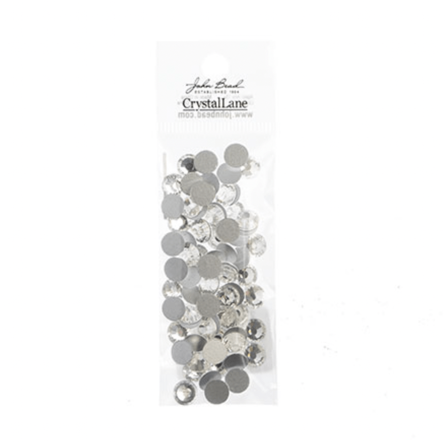 Crystal Lane Glass Gems Crystal Lane Flat Back Rhinestones ss34 (7.2mm) Crystal 72pcs