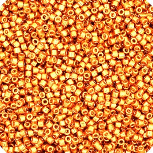 Miyuki Delica Beads Delica 11/0 Duracoat Galvanized Dark Gold (1833v)
