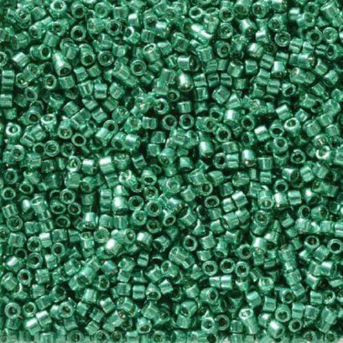 Sundaylace Creations & Bling Delica Beads Delica 11/0 Duracoat Galvanized Emerald Green (2506v)