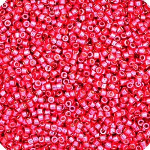 Sundaylace Creations & Bling Delica Beads Delica 11/0 Duracoat Galvanized Light Cranberry (Metallic) (1841v)